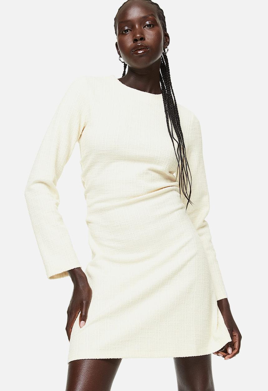 H&M - Bouclé dress - light beige