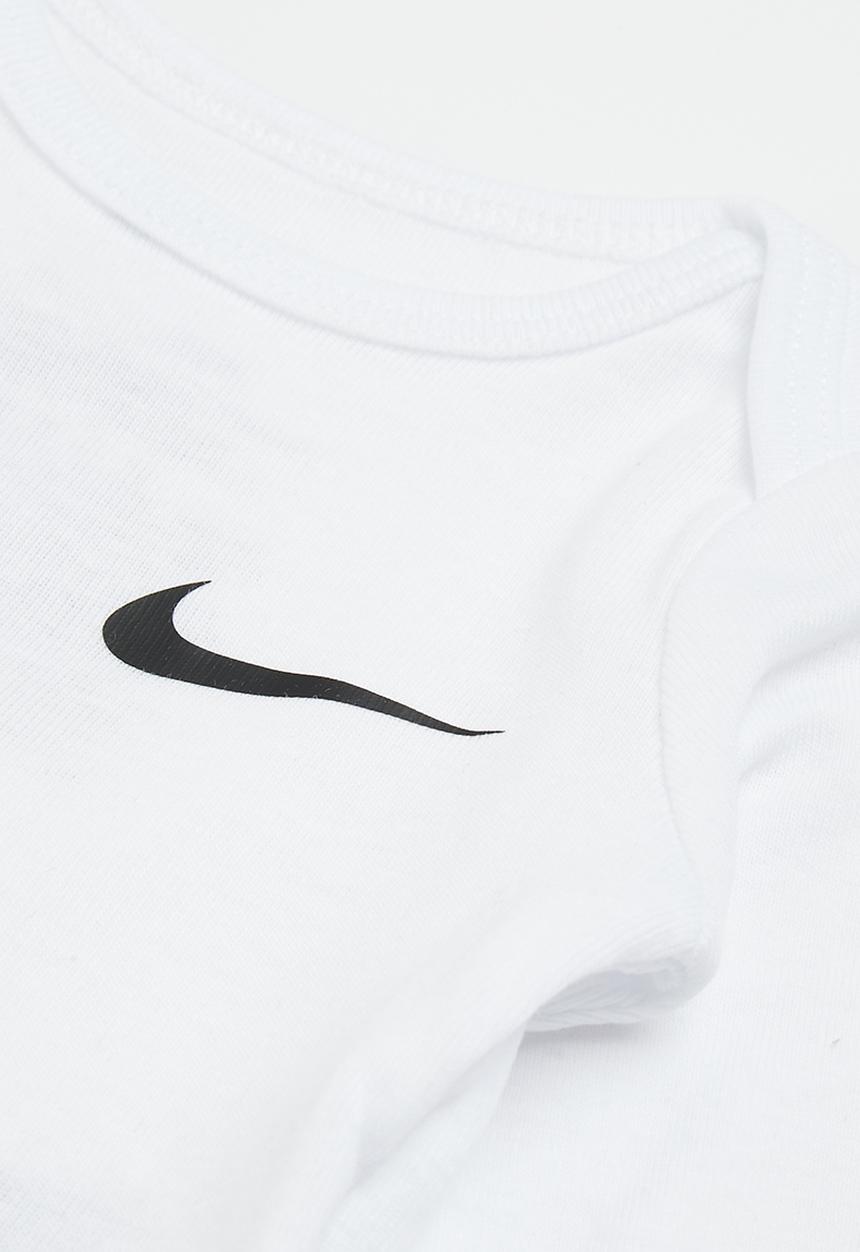 Nike - Nkn essentials 3pk long sleeve bodysuit - dark grey heather