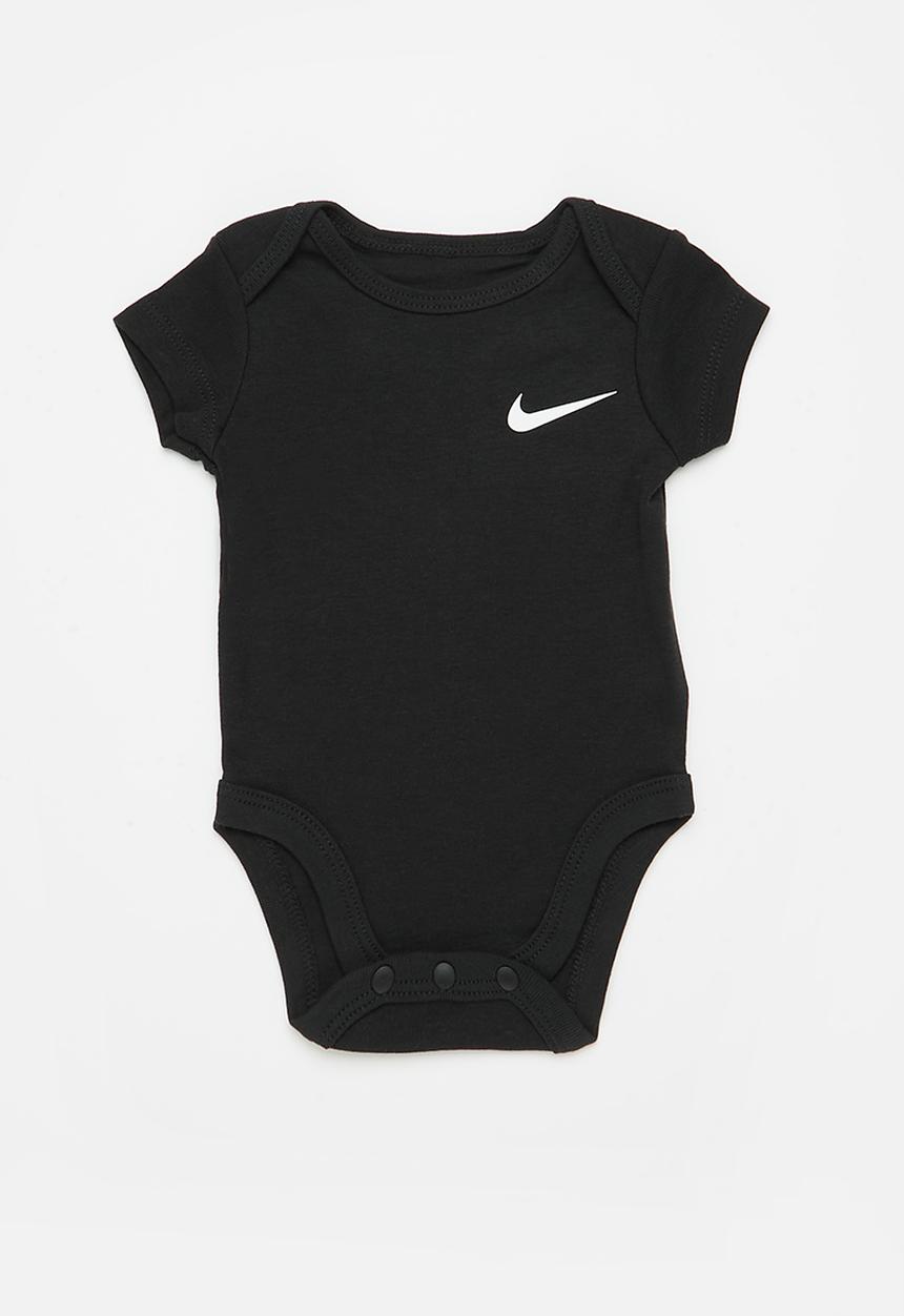 Nike - Nkn mini me 3 pack bodysuit - dk grey heather