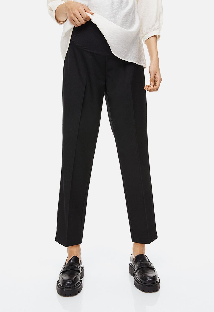H&M - Mama ankle-length cigarette trousers - black