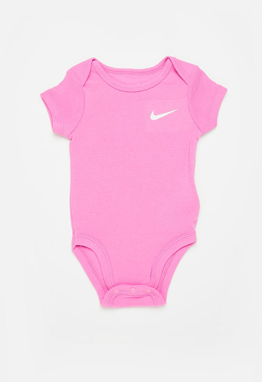 Nike - Nkn mini me 3 pack bodysuit - pink foam