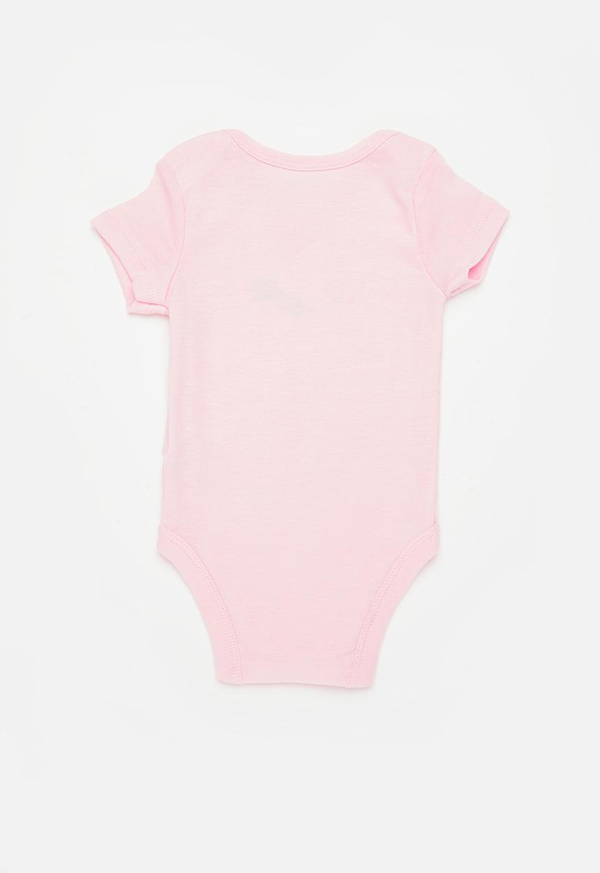 Nike - Nkn mini me 3 pack bodysuit - pink foam