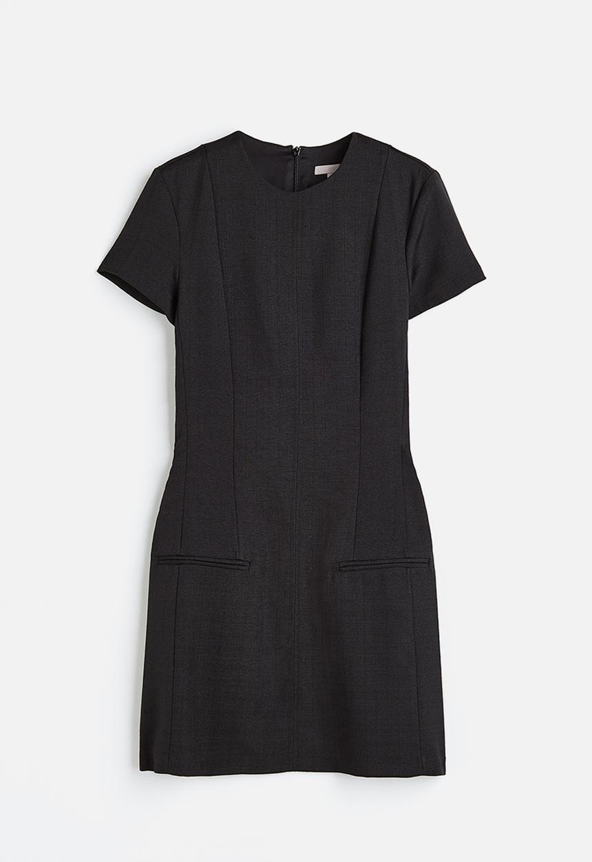 H&M - Short dress - black