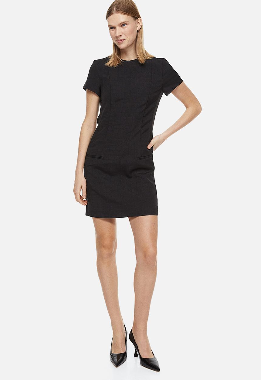 H&M - Short dress - black