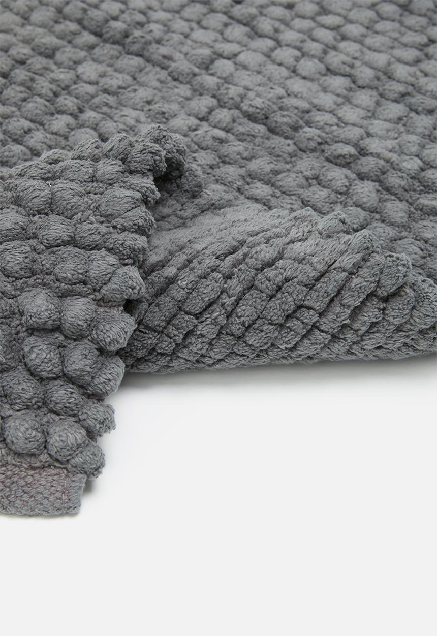 Sixth Floor - Pebble bath mat - charcoal