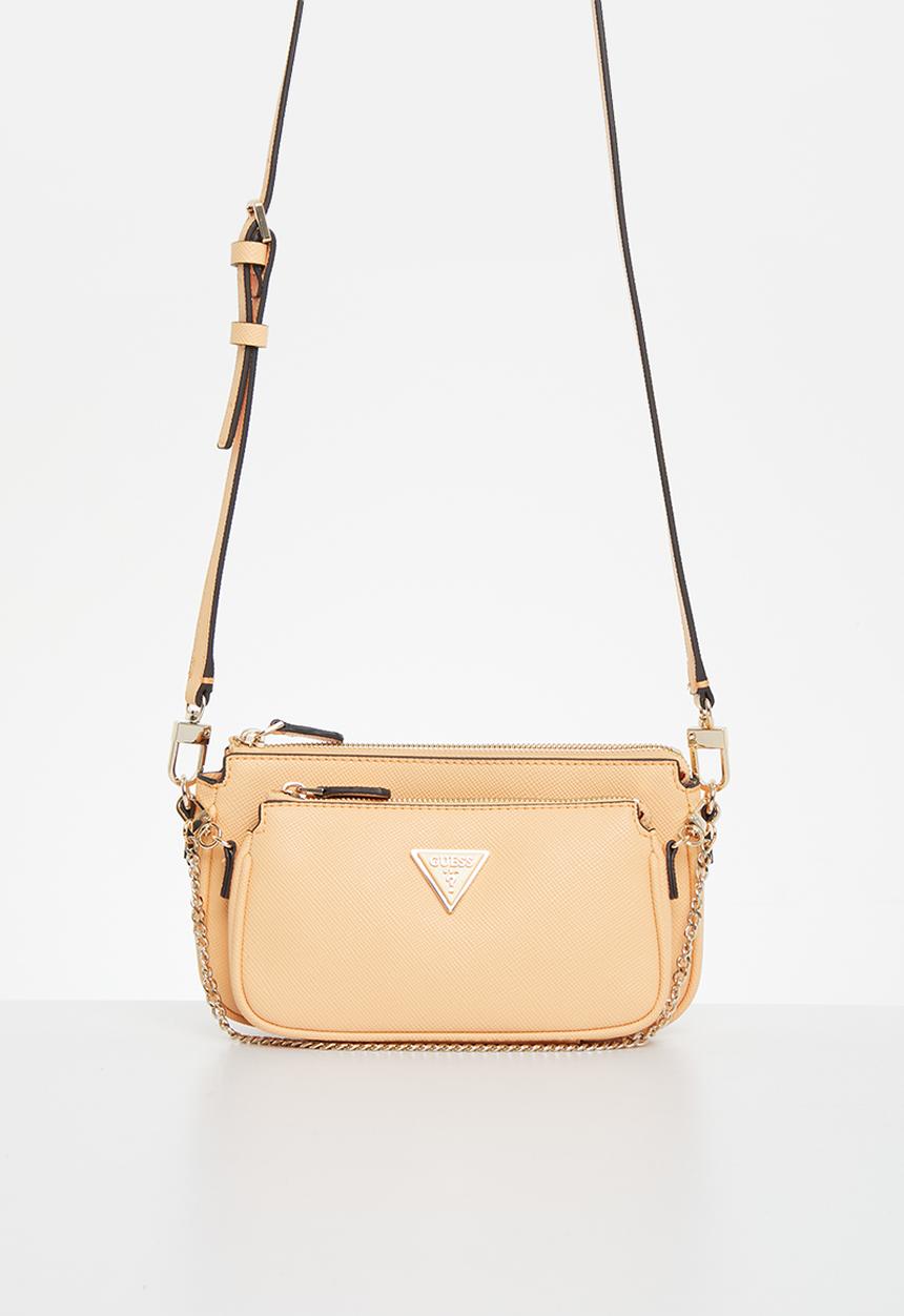 GUESS - Noelle dbl pouch crossbody - apricot cream