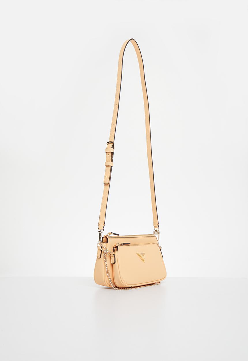 GUESS - Noelle dbl pouch crossbody - apricot cream