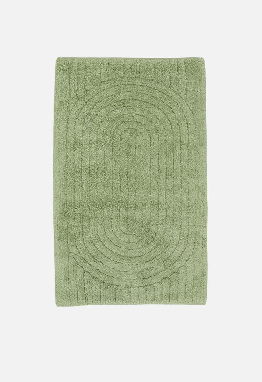 Sixth Floor - Quinn cotton bath mat - sage green