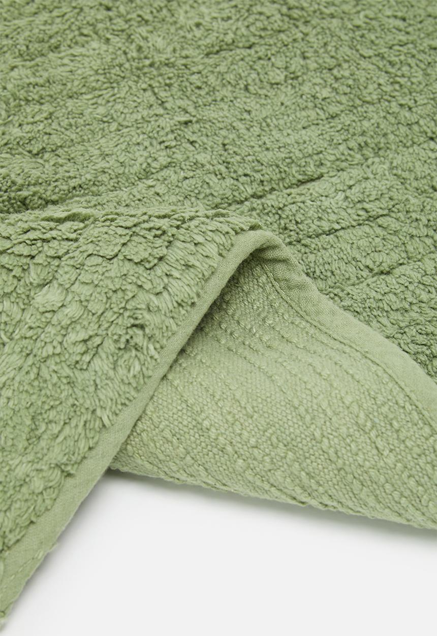 Sixth Floor - Quinn cotton bath mat - sage green