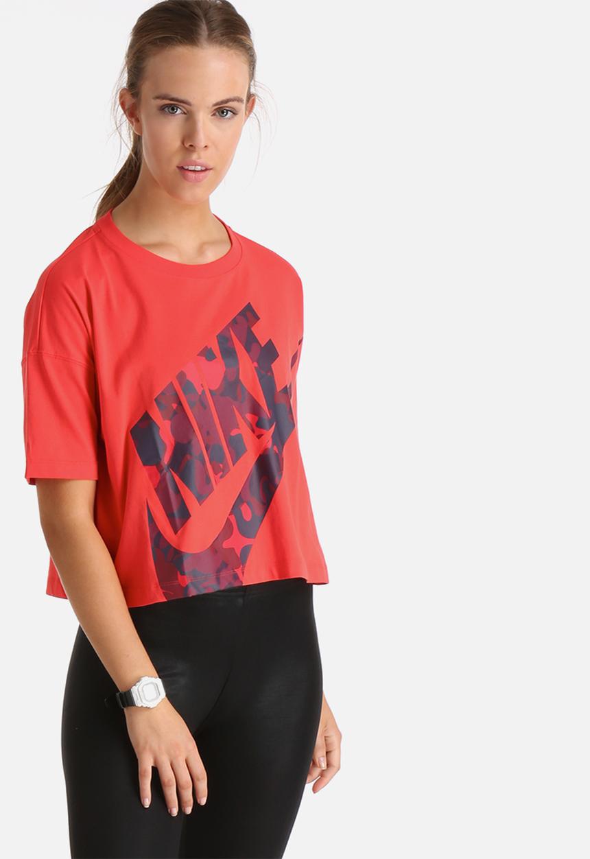 Nike - Nike Cropped Camo Tee