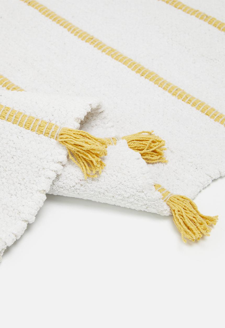 Sixth Floor - Piper cotton bath mat - yellow