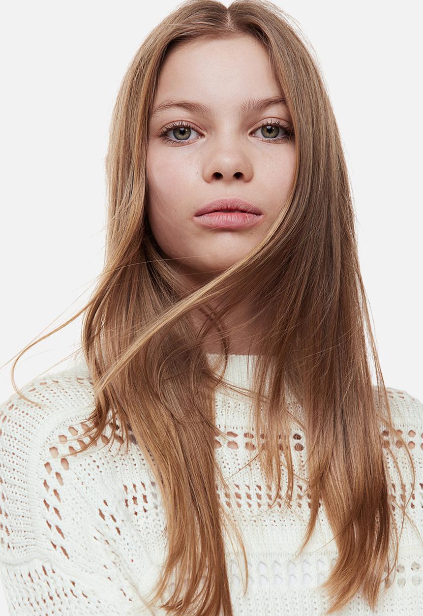 H&M - Crochet-look jumper - white