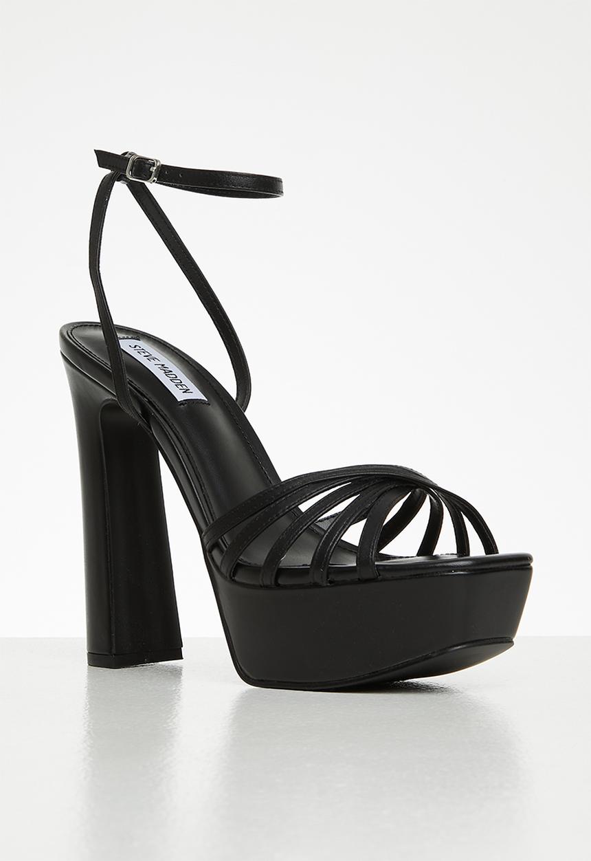 Steve Madden - Diamante platform heel - black