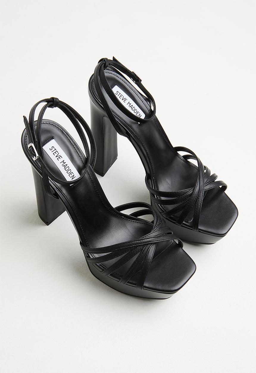 Steve Madden - Diamante platform heel - black