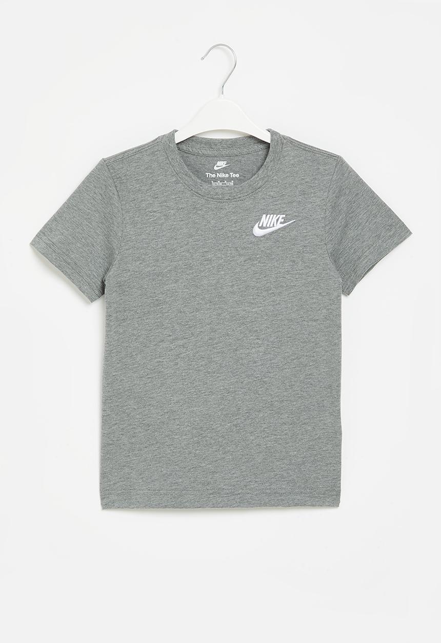 Nike - Nkb nsw embroid futura tee - carbon heather