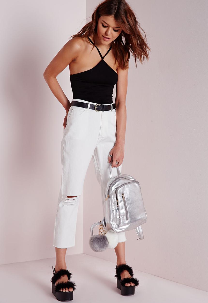Missguided - Triangle Neckline Bodysuit