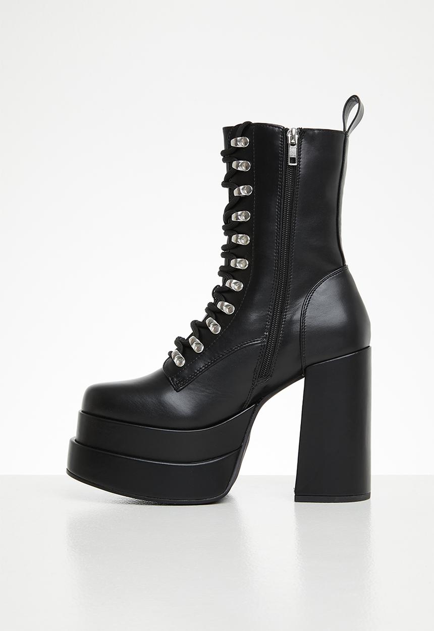 Steve Madden - Clash platform boot - black