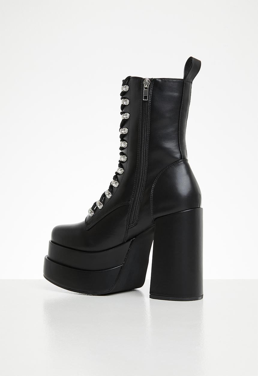 Steve Madden - Clash platform boot - black