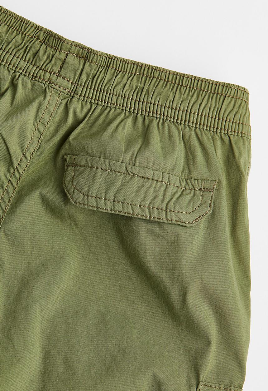 H&M - Lined cargo trousers - green