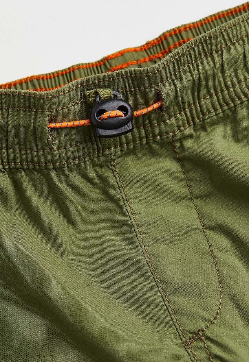 H&M - Lined cargo trousers - green