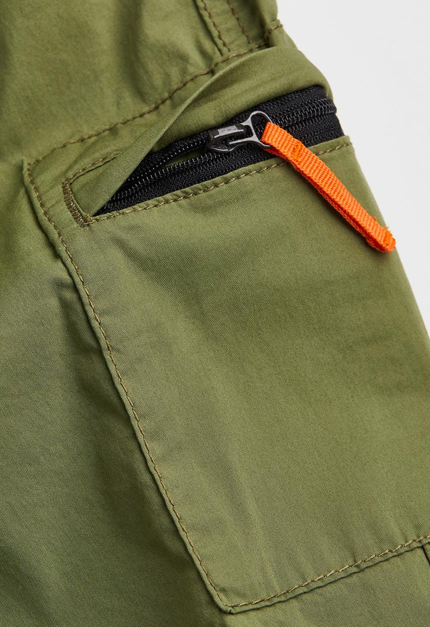 H&M - Lined cargo trousers - green