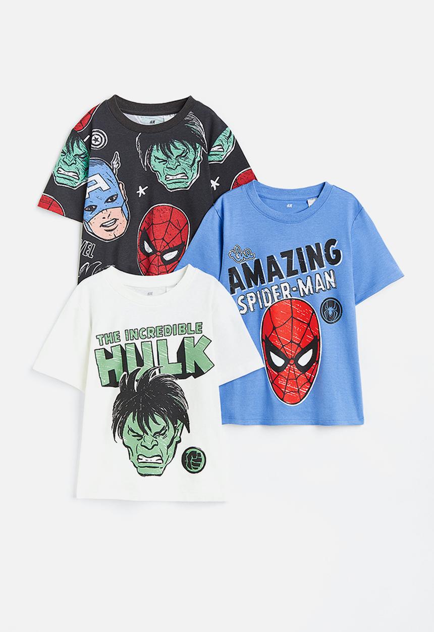 H&M - 3-pack printed T-shirts - multi 