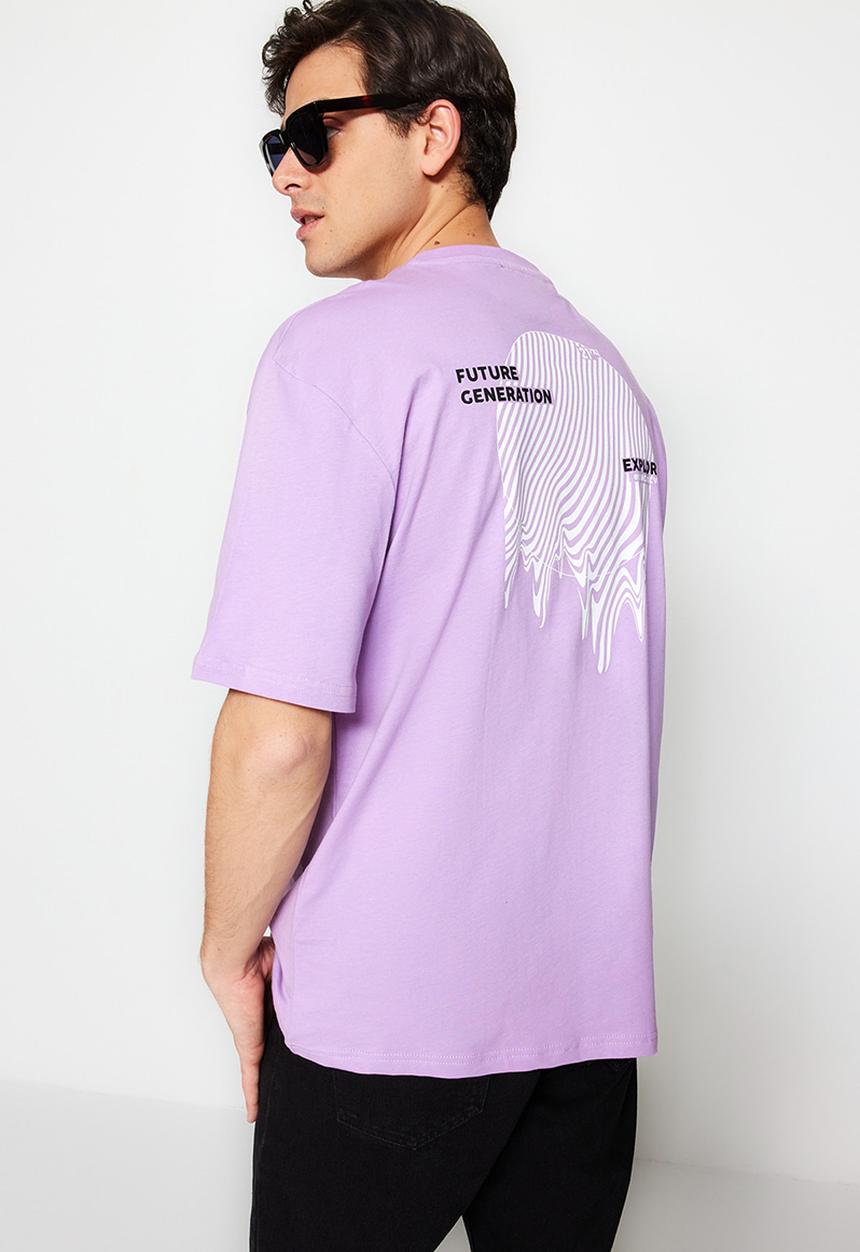 Trendyol - Future generation explorer T-shirt - lilac