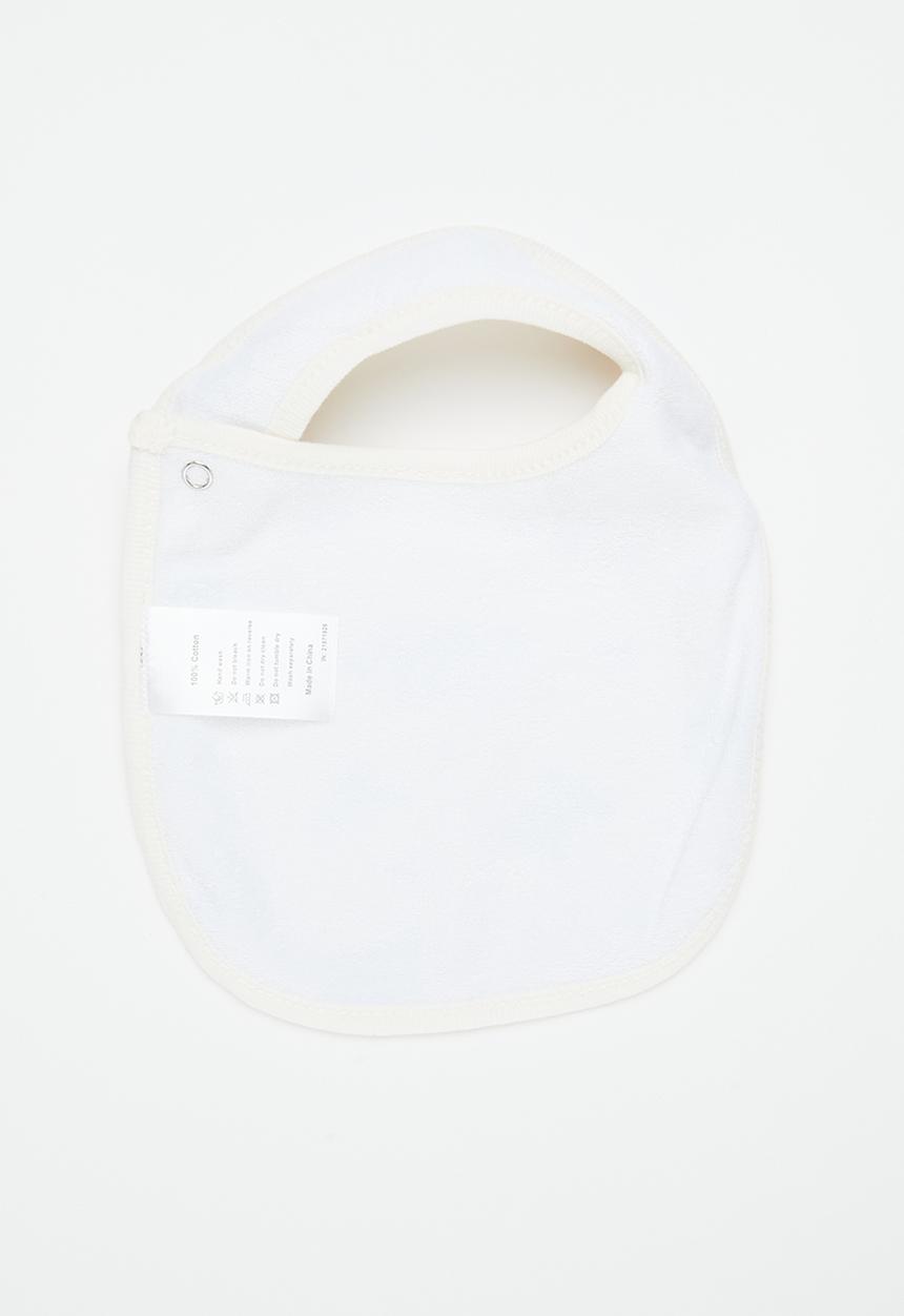 Pop Candy - Baby 2 pack bib - cream