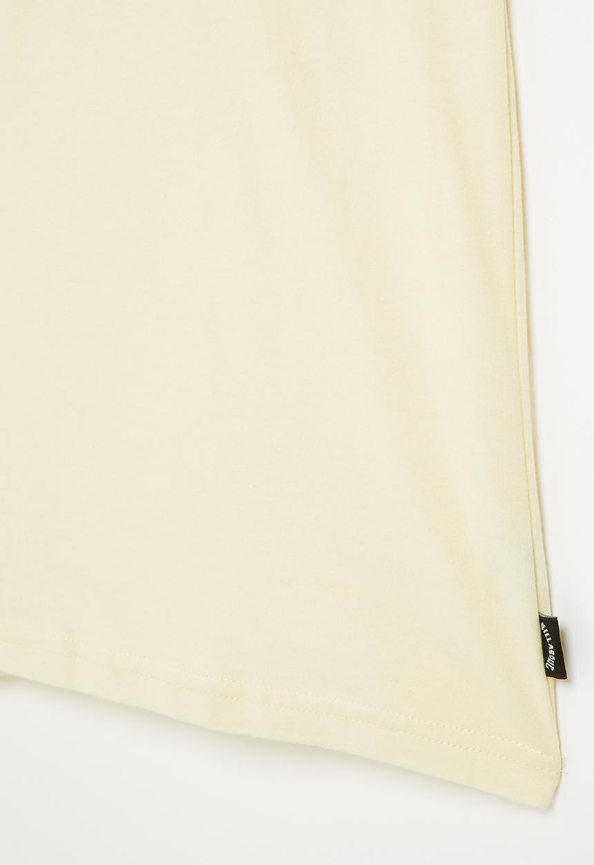 Billabong  - Crayon wave short sleeve - mellow yellow