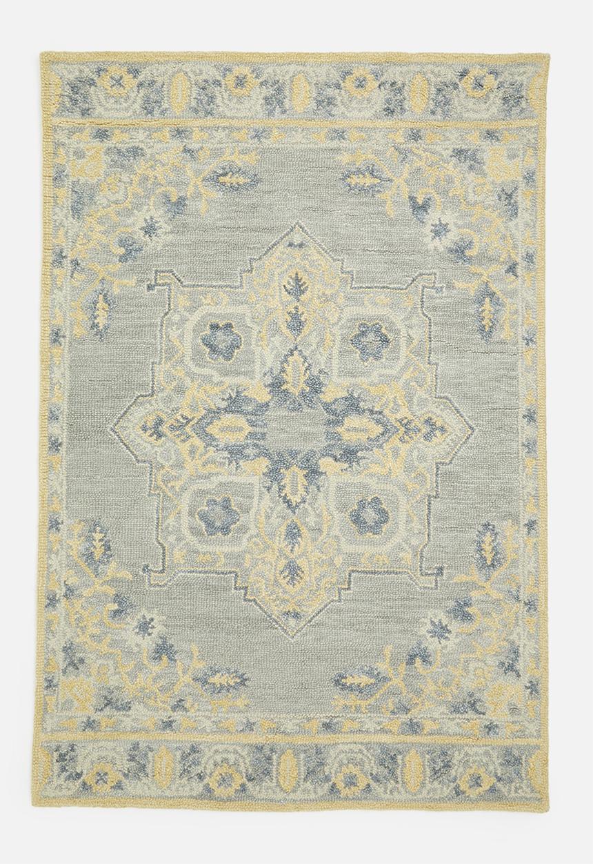 Sixth Floor - Enasta cut loop rug - blue