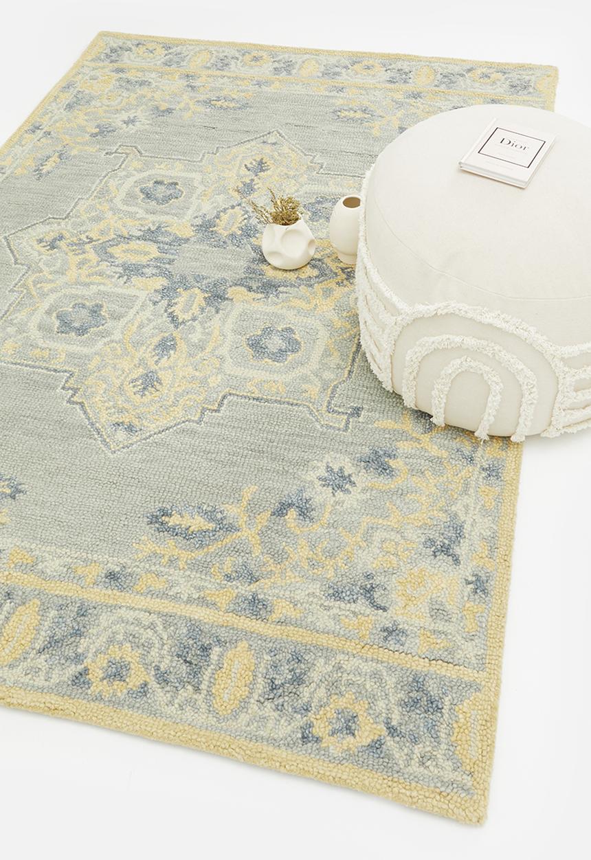 Sixth Floor - Enasta cut loop rug - blue