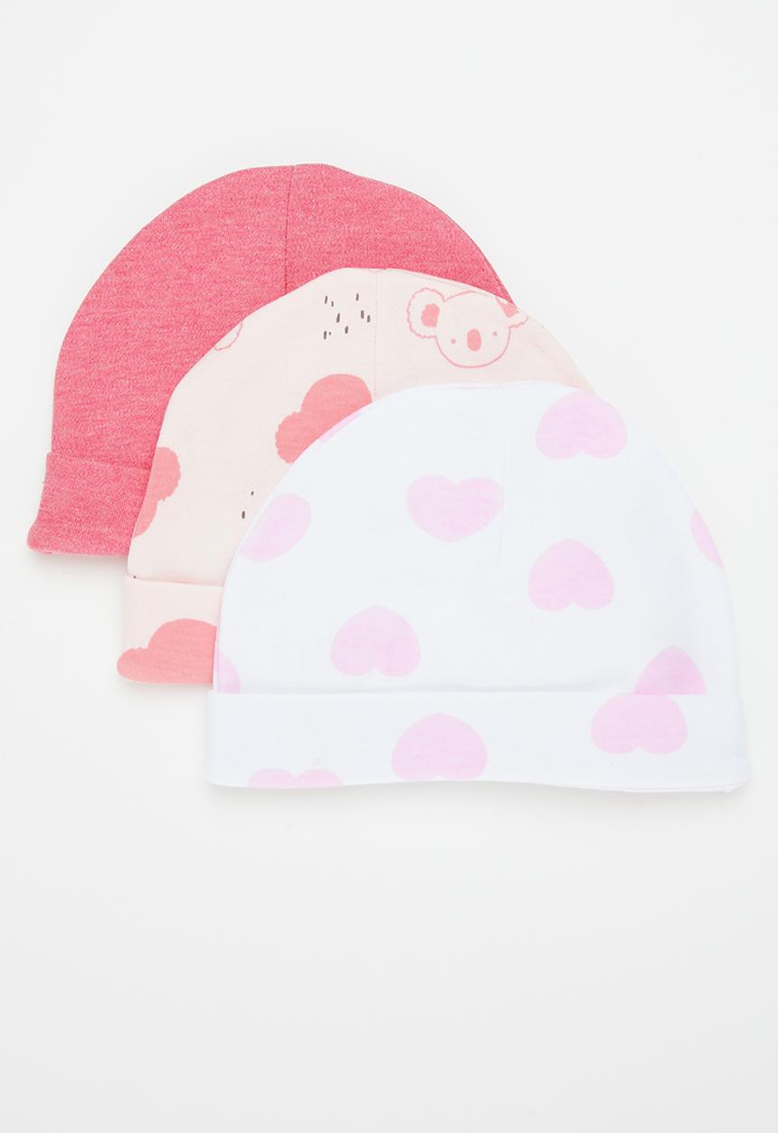 Pop Candy - Baby 3 pack beanie - multi
