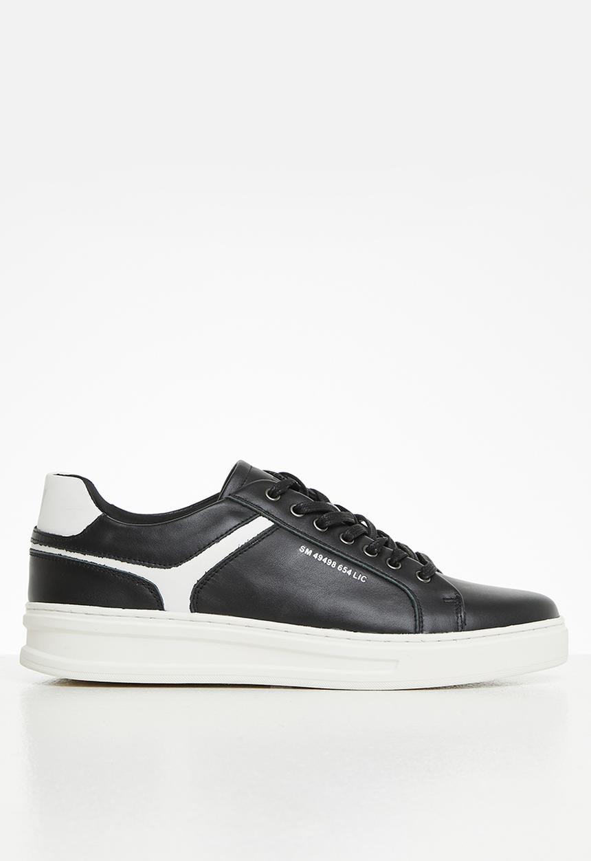 Steve Madden - Mccord leather - black/white