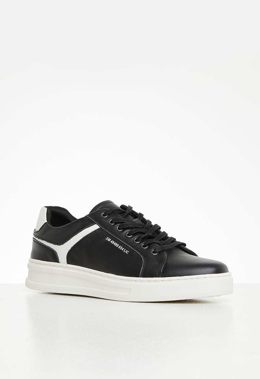 Steve Madden - Mccord leather - black/white