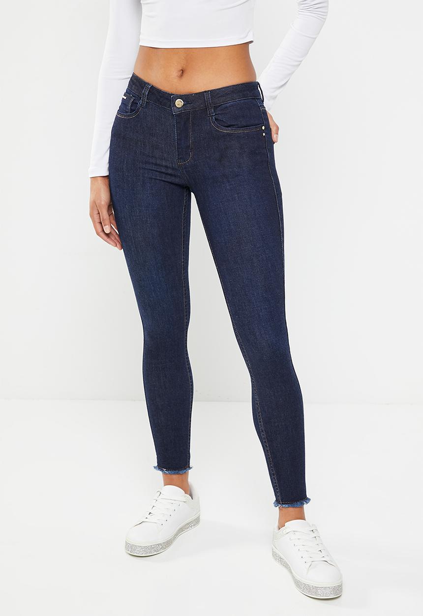 SISSY BOY - Cindy: jon jon skinny with buckle detail - dark vintage