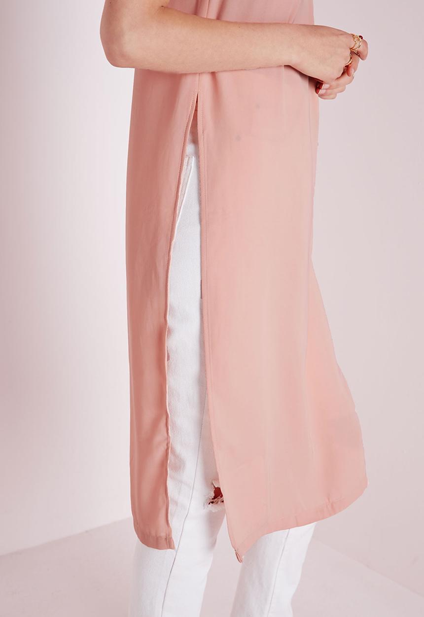 Missguided - High Neck Split Side Cami
