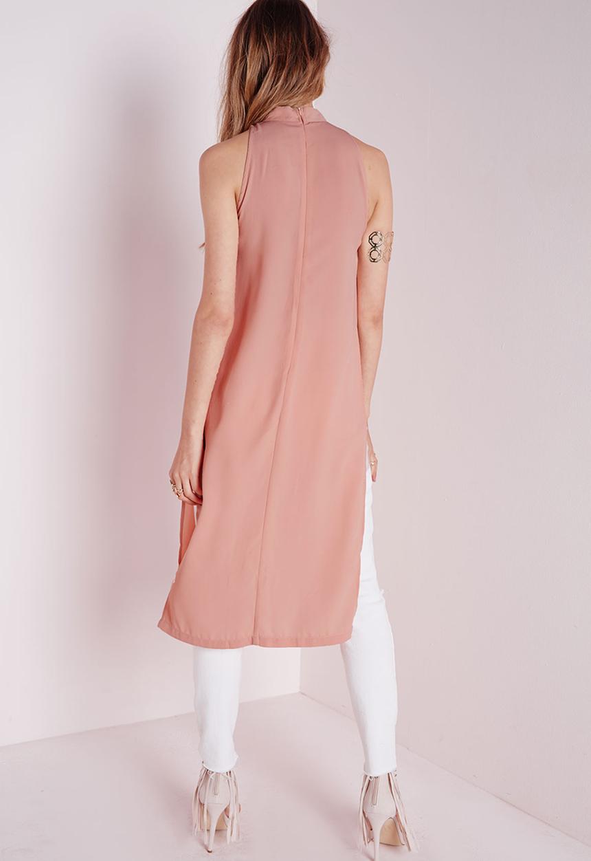 Missguided - High Neck Split Side Cami