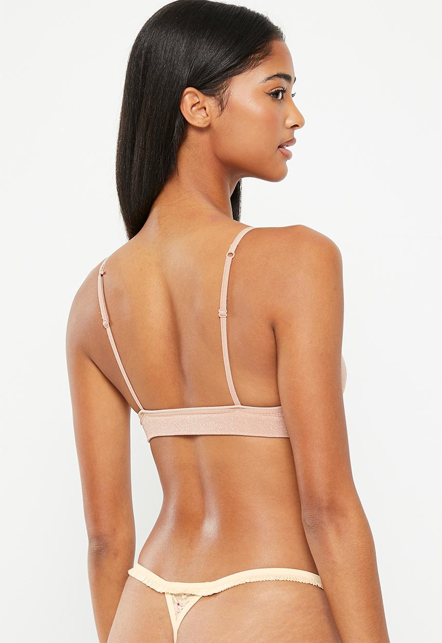 Cotton On - Cassie lace tanga g string brief - evie lace ditsy