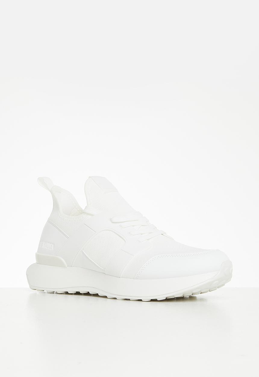 Steve Madden - Barlo knit & pu - white
