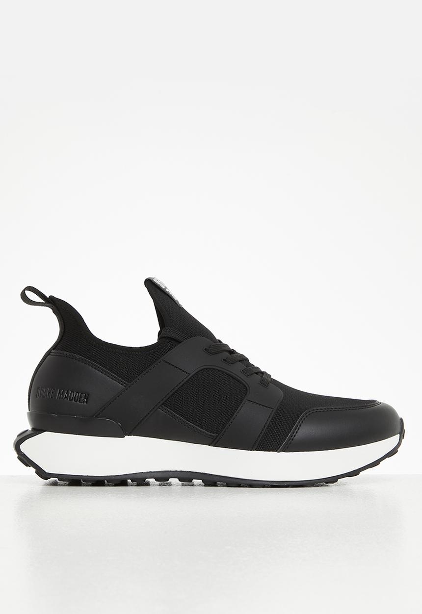 Steve Madden - Barlo knit & pu - black