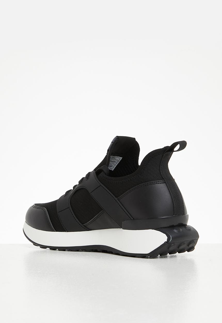 Steve Madden - Barlo knit & pu - black