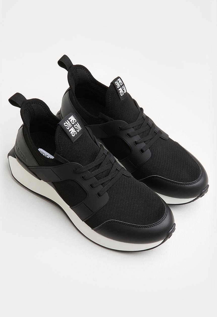 Steve Madden - Barlo knit & pu - black