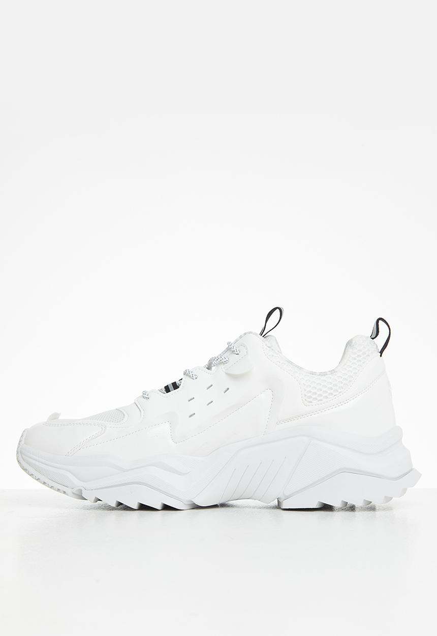 Steve Madden - Wando pu + microsuede - white multi