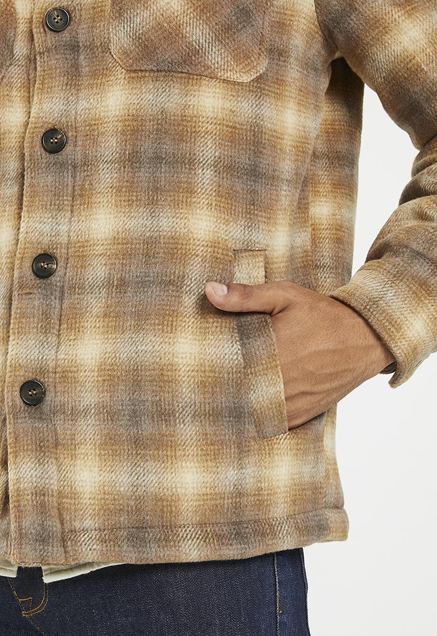 O'Neill - Cruz jacket - check camel toast
