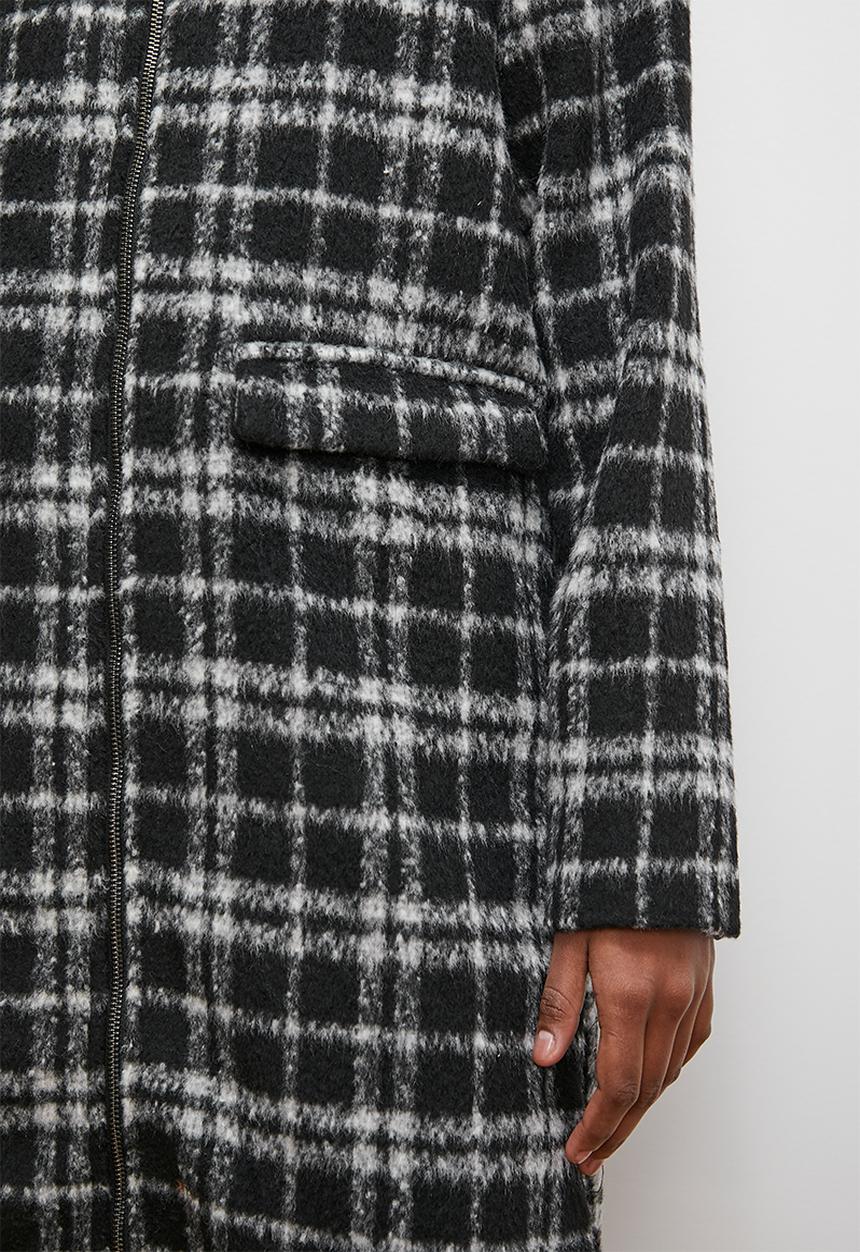 edit - Zip coat - grey check