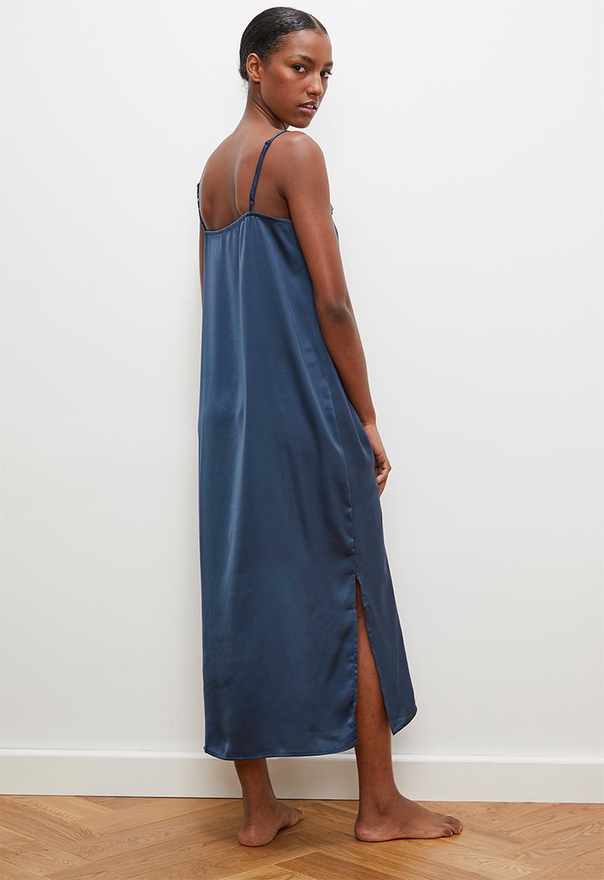 edit - Midi sleep slip - midnight blue