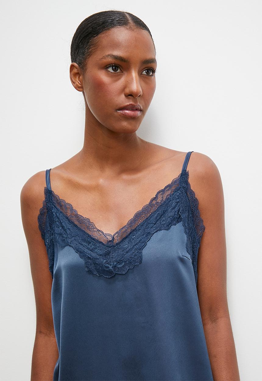 edit - Midi sleep slip - midnight blue