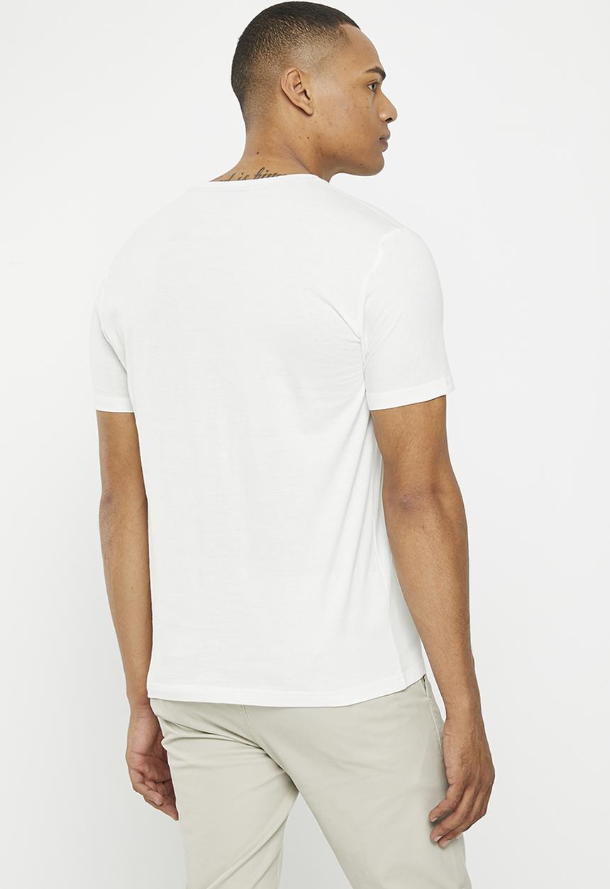 POLO - Mens heritage short sleeve tee - white