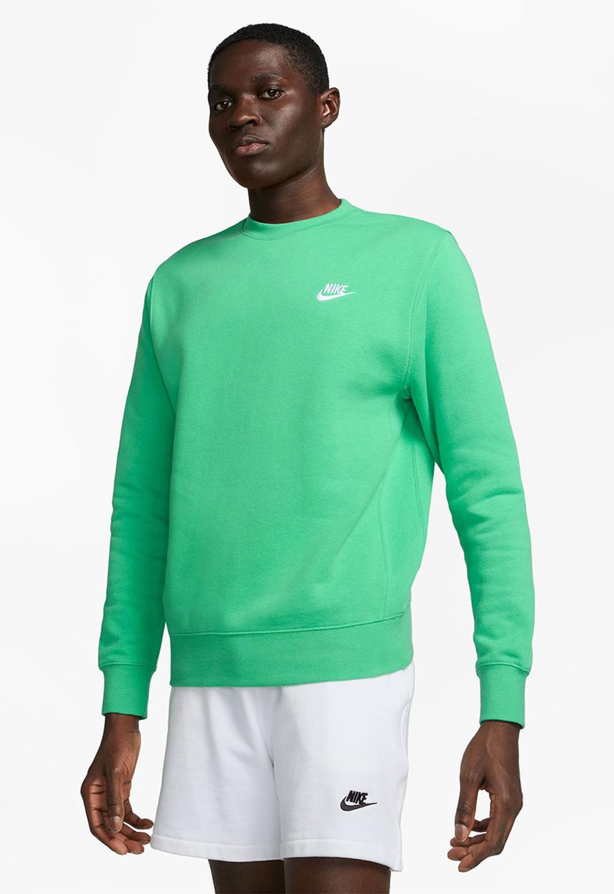 Nike - M nsw club crw bb - spring green/white