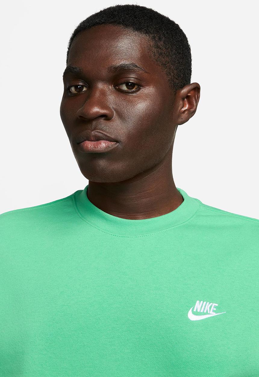 Nike - M nsw club crw bb - spring green/white